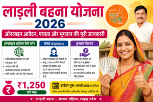 Ladli Behna Yojana 2026 online apply eligibility aur payment details Hindi infographic