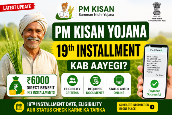 PM Kisan Yojana: 19th Installment Kab Aayegi, Eligibility aur Status Check Karne Ka Tarika