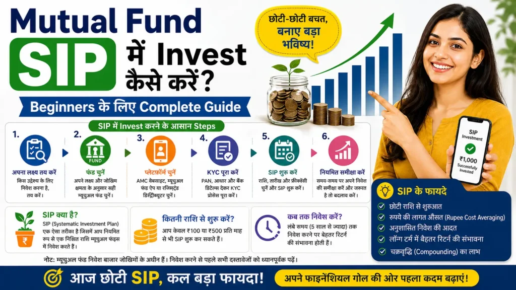 Mutual Fund SIP Mein Invest Kaise Karein: Beginners Ke Liye Complete Guide